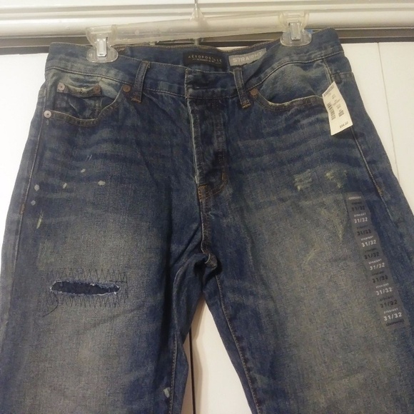 Aeropostale Relaxed Thigh Buttons Straight 31x32 - Picture 8 of 8